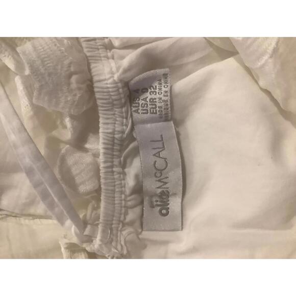 Alice McCall White Lace Shake It Off Romper 0 Bohemian Resortwear Embroidery - Picture 6 of 6